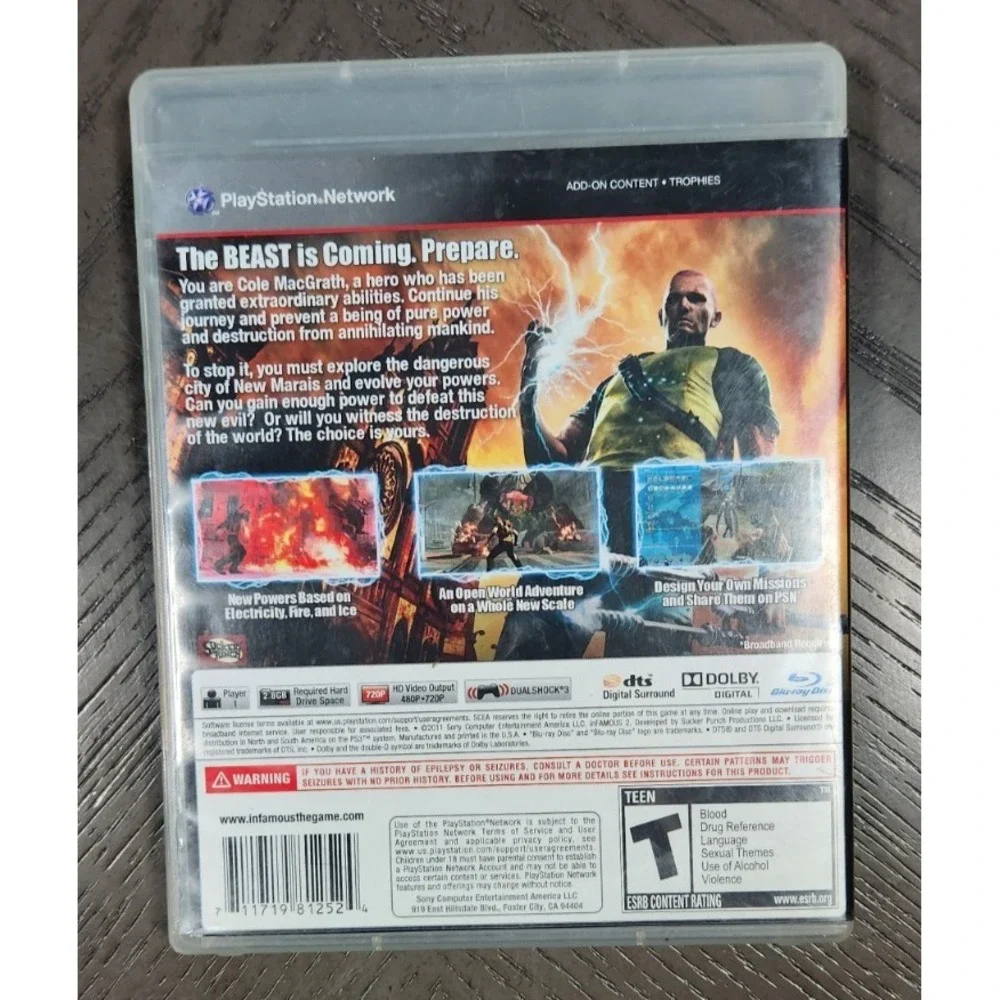 PS3‎ Infamous 2